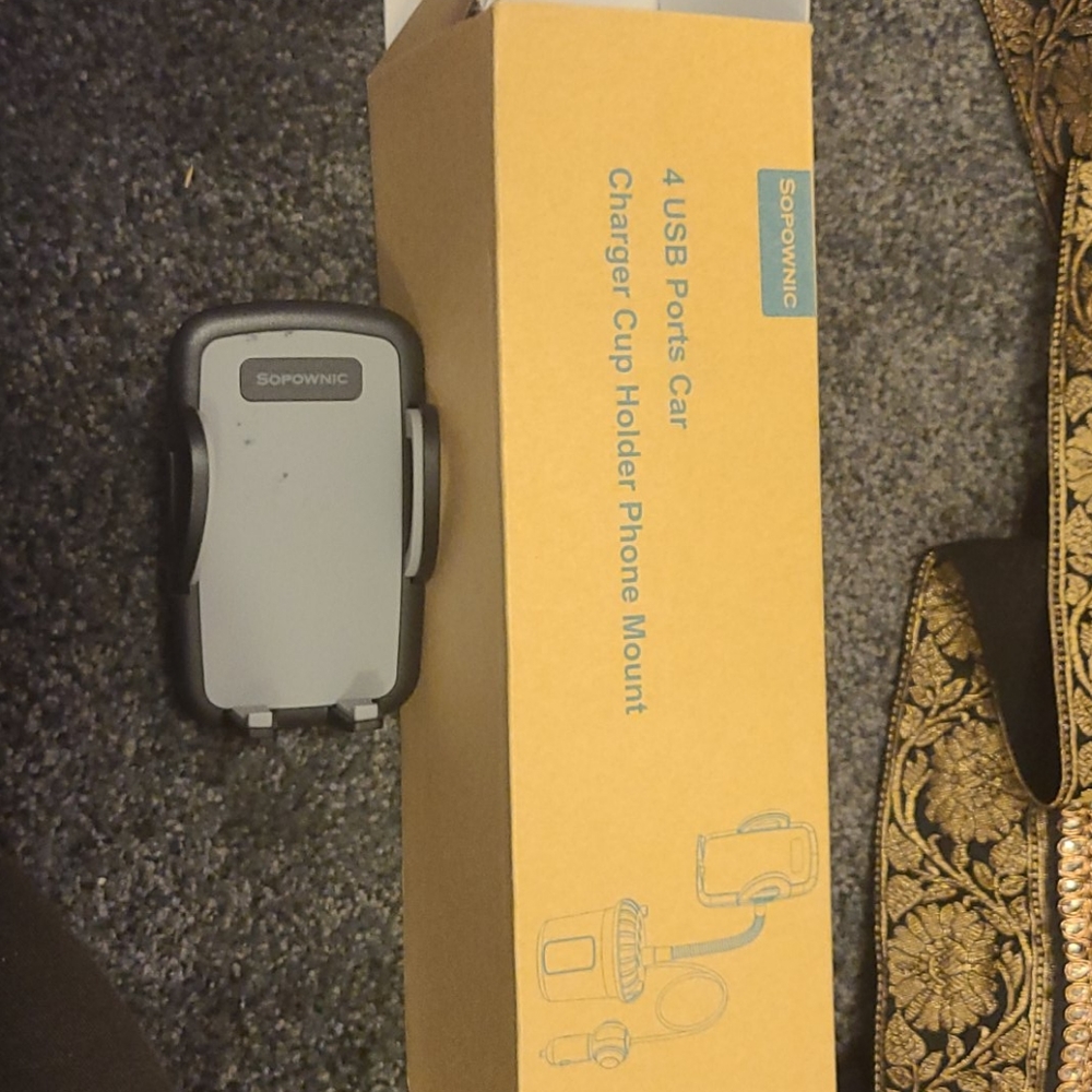 Charger Cup Holder Phone Mount